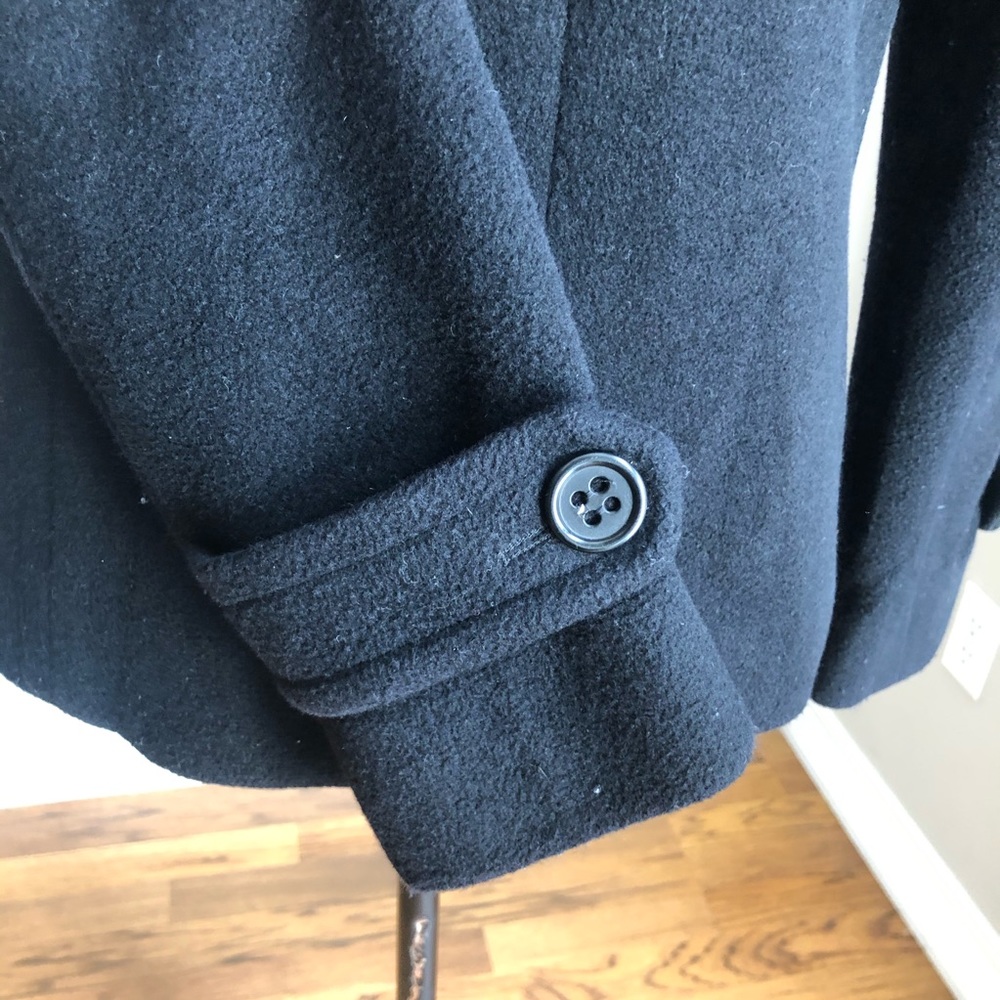 VINCE double breasted wool cashmere blend pea coat - Picture 9 of 12